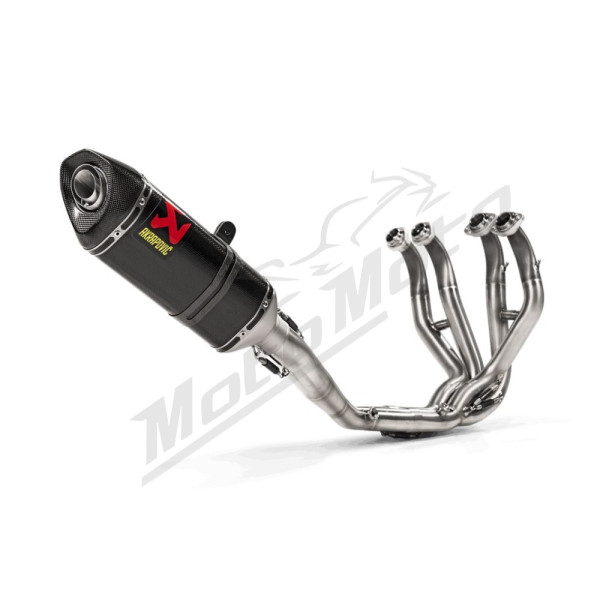 AKRAPOVIC Racing Line Full Exhaust System Stainless Steel / Carbon Fiber Kawasaki ZX-6R 636 23-25
