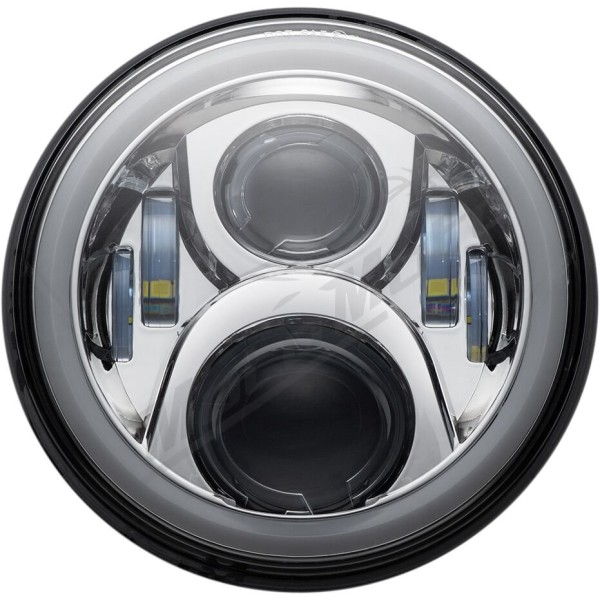 CUSTOM DYNAMICS LED Halo Priekinio žibinto komplektas Harley Davidson FLD / FLHR 1340-1800cc 95-16