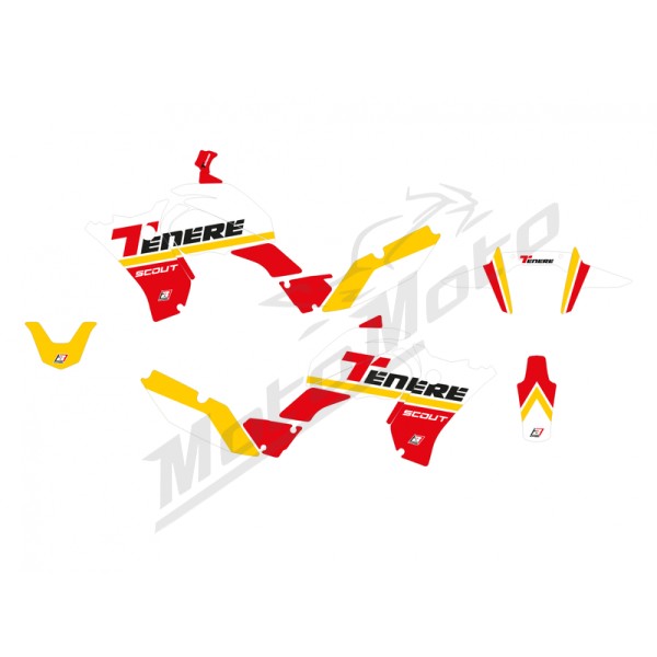 BLACKBIRD Rally Ride Graphic Kit Yamaha Tenere 700cc 20-23