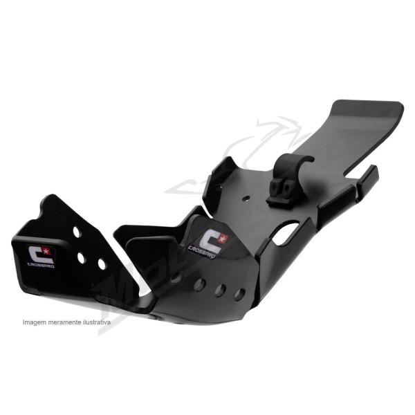 CROSSPRO Engine / swingarm cover black Beta RR 300-480 20-22