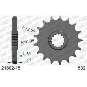 AFAM Steel Standard Front Sprocket 21802 - 532 15-16 teeth YAMAHA FZR / GTS / YZF / R6 600-1000cc 97-02