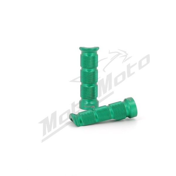 V PARTS Racing Foot Pegs Green 2pc.