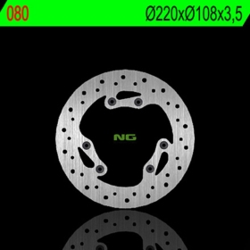 NG BRAKES 080 priekinis fiksuotas stabdžių diskas MOTOR HISPANIA FURIA / PEUGEOT XP6 50 97-09
