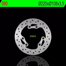 NG BRAKES 080 Front Round Fixed Brake Disc MOTOR HISPANIA FURIA / PEUGEOT XP6 50 97-09