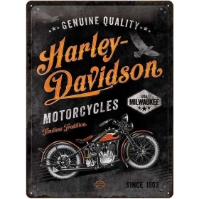 Metal tin sign HARLEY-DAVIDSON MOTORCYCLE 30x40