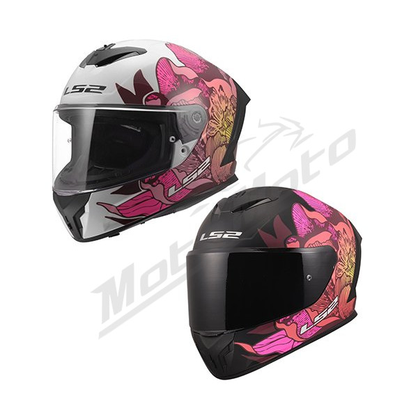 Helmet LS2 FF820 RAPID 3 POPPIES 2