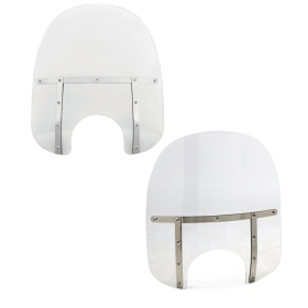 MEMPHIS SHADES METRIC Memphis Fats Windshield 48,5x56cm Harley Davidson / Honda / Indian / Kawasaki / Suzuki / Yamaha 50-1500 72-25