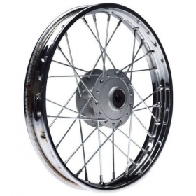 Front rim scooter R17 x 1,4 (36 spokes) 1pc CHROME