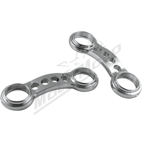 CUSTOM CYCLE ENGINEERING Chrome Billet Aluminum Fork Truss Ø49mm Harley Davidson FXD / FXDL / FXDLS 1450-1800 06-17