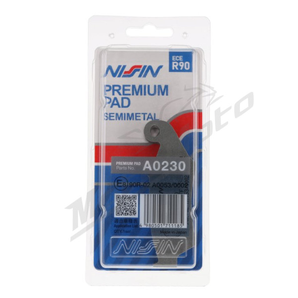Nissin Brake Pads Aprilia / Honda / Kawasaki / Suzuki / Yamaha 125-450cc 88-23