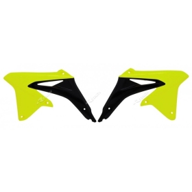 RACETECH Radiator Cover Suzuki RM-Z 450cc 08-17 Neon Yellow/ Black 