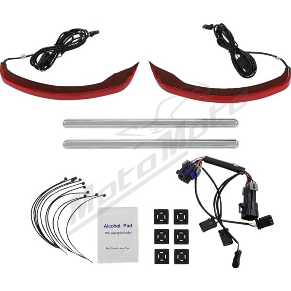 CUSTOM DYNAMICS Low Profile Saddlebag Lights Indian CHIEFTAIN / ROADMASTER / SPRINGFIELD 1811-1890cc 15-24