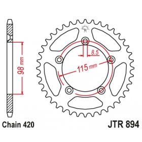 Rear sprocket JTR894