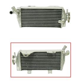 Psychic reinforced radiator with increased capacity Right HONDA CRF 450R 13-14