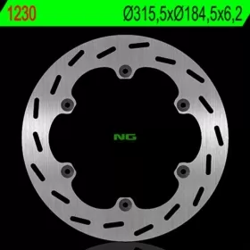 NG BRAKES 1230 Round Fixed Brake Disc HONDA CTX / GL / ST 1100-1500 90-14