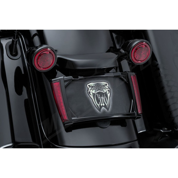 CIRO LED Lighted License Plate Frame HARLEY DAVIDSON FLHRXS / FLHX / FLHXS / FLHXSE / FLTRX / FLTRXS / FLTRXSE 1690-1923 14-24