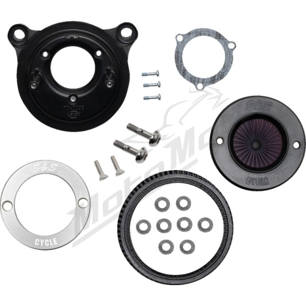 S&S CYCLE Air Stinger Stealth Air Cleaner Kit Harley Davidson FLD / FLHRCI / FLHRI 1450-1690cc 01-17