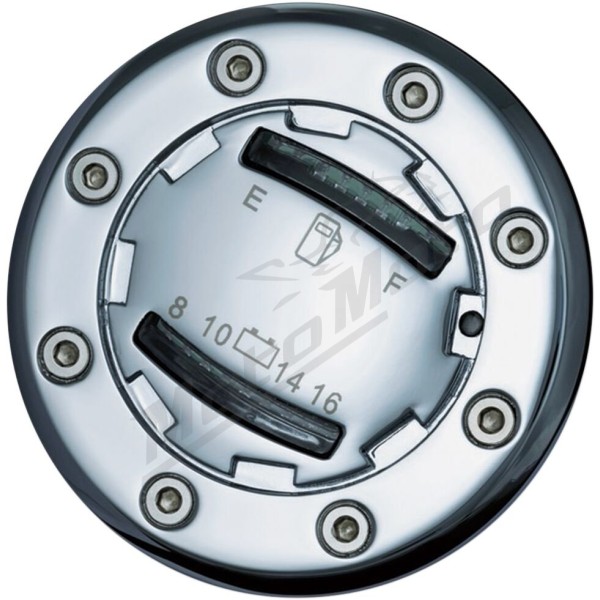 KURYAKYN LED Fuel/Battery Gauge Harley Davidson FLD / FLHR / FLHRI / FLHRS / FLRT / FLSTF / FXD / FXRT 1340/1868 88-24 