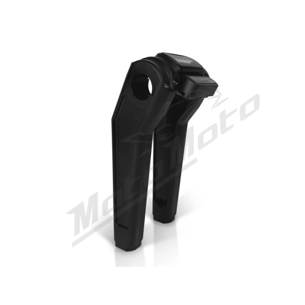 HEINZ BIKES Vairo paaukštinimas su išpjova spidometrui 30° Ø25.4mm Harley Davidson E / EL / XL / XLH / FXDC / FXB / FLS 883/1923 35-24