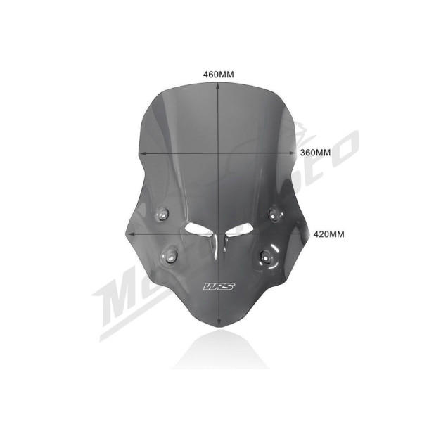 WRS Priekinis stiklas Touring Tamsintas 75% Honda CB500X 16-24