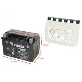 Battery YTX9-BS YUASA 12V 8.4Ah