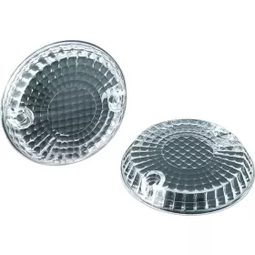 KURYAKYN Turn Signal Lenses Clear Kawasaki VN / Yamaha XV/XVS 650/1900 02-25 