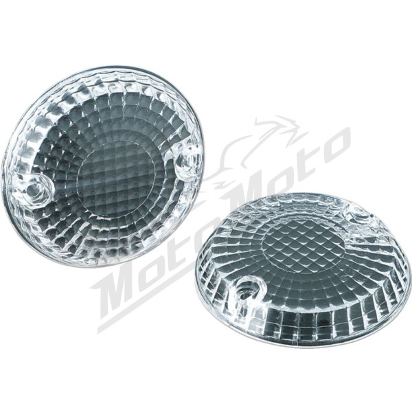 KURYAKYN Posūkio stikliukai skaidrūs Kawasaki VN / Yamaha XV/XVS 650/1900 02-25 