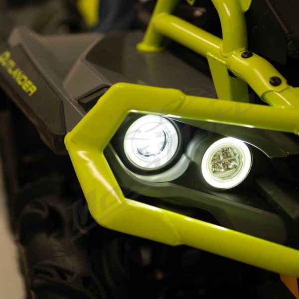 RJWC POWERSPORTS Neutrino Headlight Kit Can Am DS / Maverick Turbo / Outlander / Renegade 250-1000cc 12-25