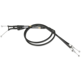MOOSE OFFROAD Black Vinyl Throttle Cable Kawasaki KLX / KX 250-450cc 06-19