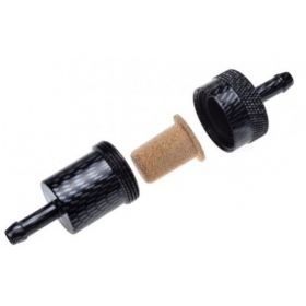 Universalus kuro filtras metalinis carbon Ø6,5mm 1vnt.