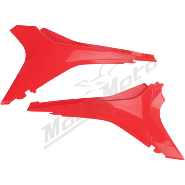 UFO Raudoni radiatoriaus šoniniai plastikai Honda CRF 250-450cc 09-13