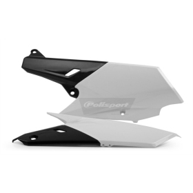 Polisport side covers Yamaha WR, YZ 250/450cc 14-19 White / Black