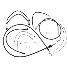 MAGNUM SHIELDING Black Pearl trosų / lynų / elektros laidų prailginimo kompl. 38/43cm Harley Davidson FLTRK / FLTRT / FLTRKSE / FLTRXST 1750/1977 21-24 