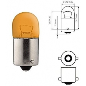 Light bulb B15S 12V/10W