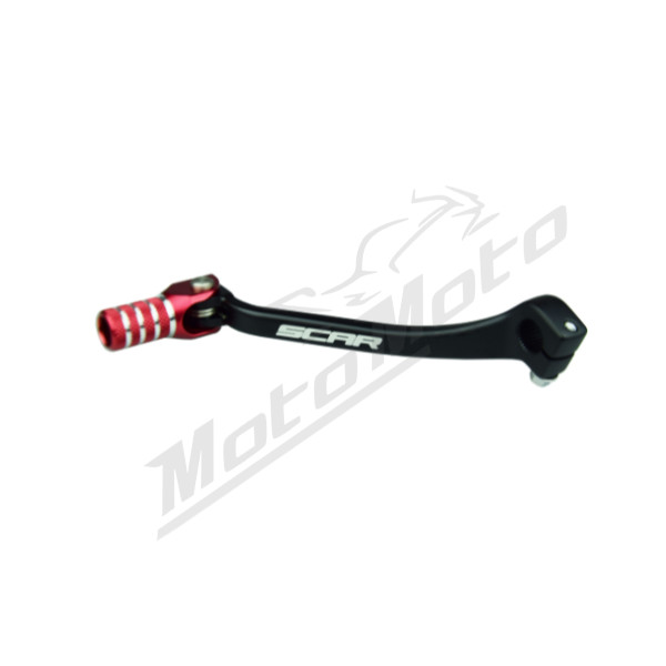 Scar racing pavarų perjungimo svirtis Honda / Triumph 250-450cc 17-25 Juoda/Raudona