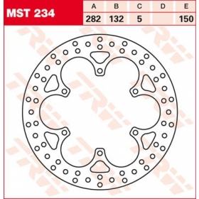 PRIEKINIS STABDŽIŲ DISKAS MST234 YAMAHA TDR / XP / XT / XTZ 125-1100cc 1989-2007 1VNT