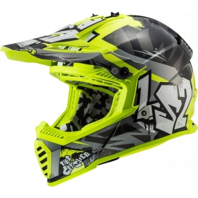 LS2 MX437 Fast Mini Evo Crusher motocross helmet for kids