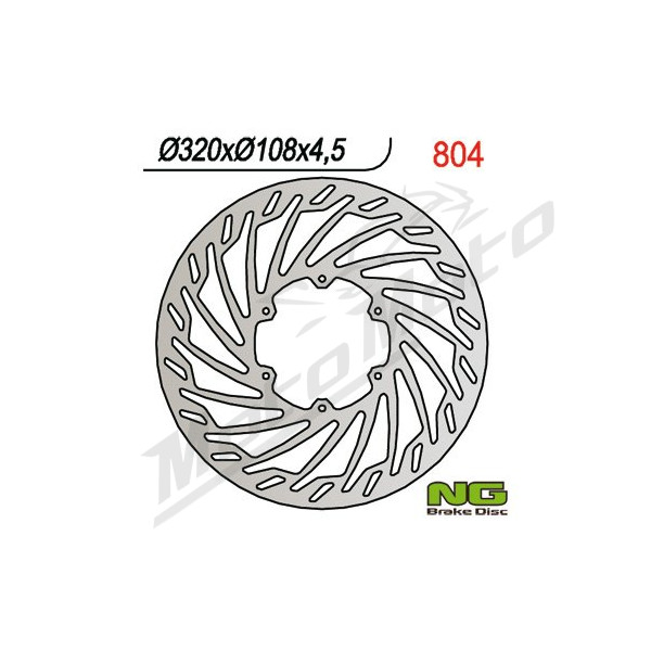 NG Front Fixed Brake Disc 320X108X4,5mm Gas Gas SM / FSE / FSR 125-515cc 01-09