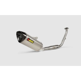 AKRAPOVIC Racing Line Full Exhaust System Stainless Steel / Carbon Fiber / Titanium Yamaha MT / R125 / R25 125-250 21-25