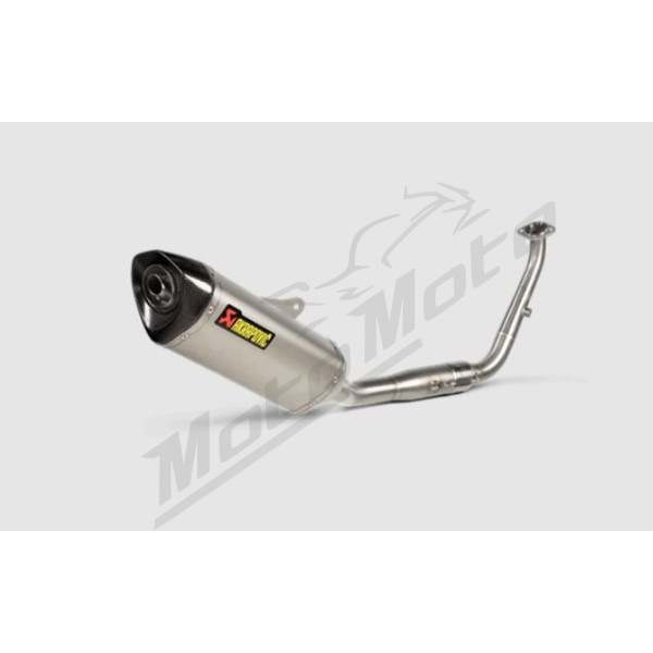 AKRAPOVIC Racing Line Full Exhaust System Stainless Steel / Carbon Fiber / Titanium Yamaha MT / R125 / R25 125-250 21-25