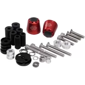 GILLES TOOLING Vairo slaideriai raudoni  Aprilia / Ducati / Honda / Kawasaki / KTM / Suzuki / Triumph / Yamaha 125/1300 96-26
