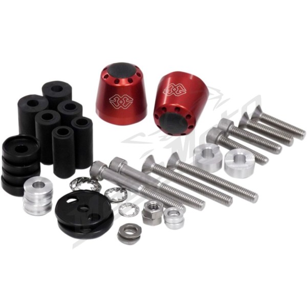 GILLES TOOLING Vairo slaideriai raudoni  Aprilia / Ducati / Honda / Kawasaki / KTM / Suzuki / Triumph / Yamaha 125/1300 96-26