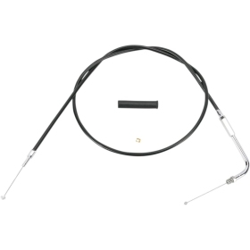 DRAG SPECIALTIES Black Vinyl Throttle/Idle Cable Harley Davidson FLHR / FLHS / FLHT / FLHTC / FLHTCU / FLHTCUI 883-1340cc 88-95