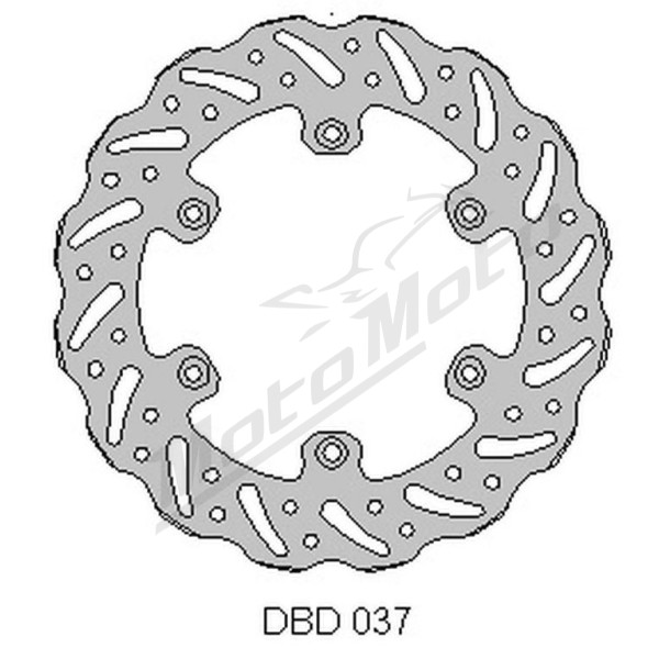 Delta braking rear disc (220x110x4mm) KTM / Gas Gas 125-450 91-21