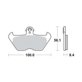 BRAKE PADS FERODO FDB2050ST / MCB680 ROUTE