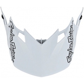 Troy Lee Designs SE4 Mono White Helmet Peak