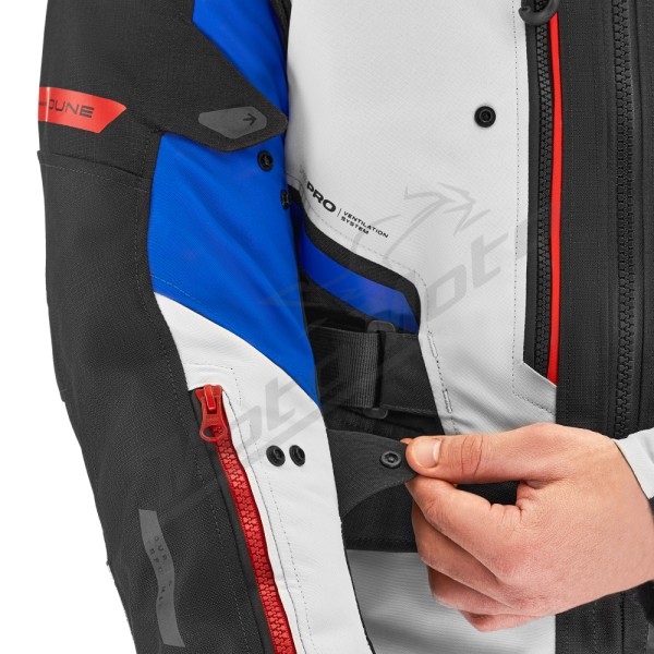 Shima DUNE MEN Textile Jacket Black/White/Blue