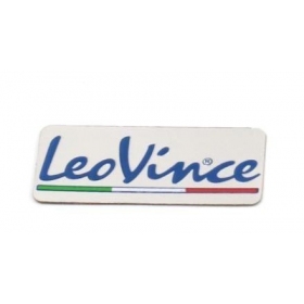 STICKER FOR MUFFLER ALUMINUM LEOVINCE 75x35mm