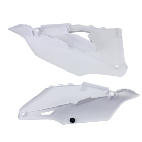 Side covers white CEMOTO KAWASAKI KX 250-450cc 2019-2023