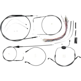 MAGNUM SHIELDING Karbon Fiber Handlebar Installation Kit 30.5/35.5cm Harley Davidson FLHR / FLHT / FLHRS / FLTRI 1340/1690 96-06